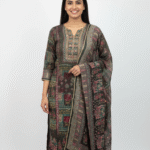 Multicolor Digital Print Embroidered Suit | Punjabi Threads