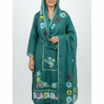 Jamm Cotton Teal Green Floral Printed Suit Set - Elegant Floral Ethnic Wear