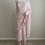 blush pink embroidered suit set