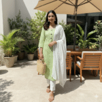 Green Printed Women Kurti – Stylish Everyday Ethnic Wear