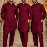 Royal Maroon Kurta Pajama for Men - Festive Ethnic Wear