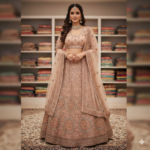Designer Embroidered Lehenga with Unstitched Blouse
