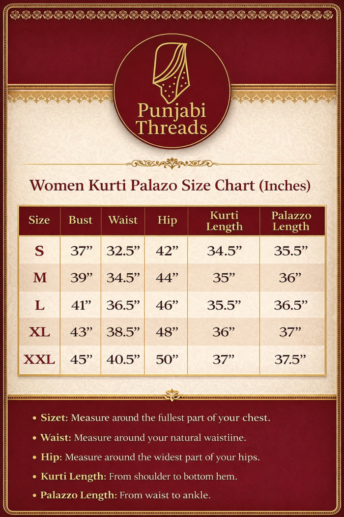Maslin Cordset 2 piece festive palazzo set for women
