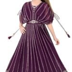 Kids Purple Anarkali Dress Australia | Party Wear