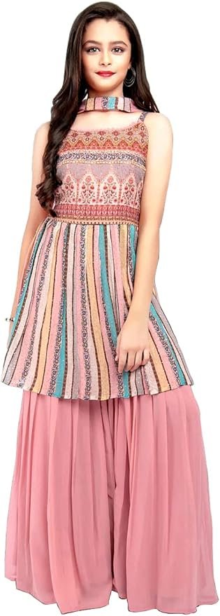Girls Sharara Suit for Stylish Ethnic Look