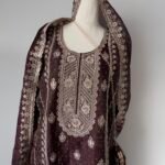 Wine Readymade Dress Australia by Punjabi Threads