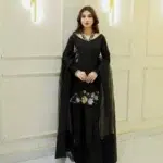 Black Embroidered Punjabi Suit - Punjabi Threads product image 1