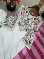 Floral Embroidered Palazzo Suit - Punjabi Threads product image 3