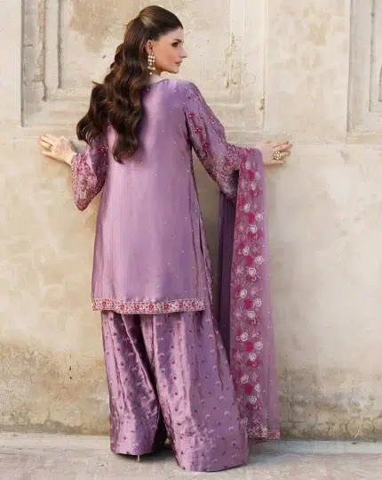 Lavender Sharara Suit - Punjabi Threads product image 1
