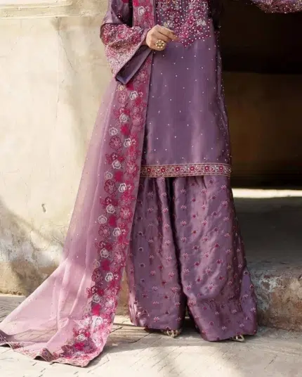 Lavender Sharara Suit - Punjabi Threads product image 2