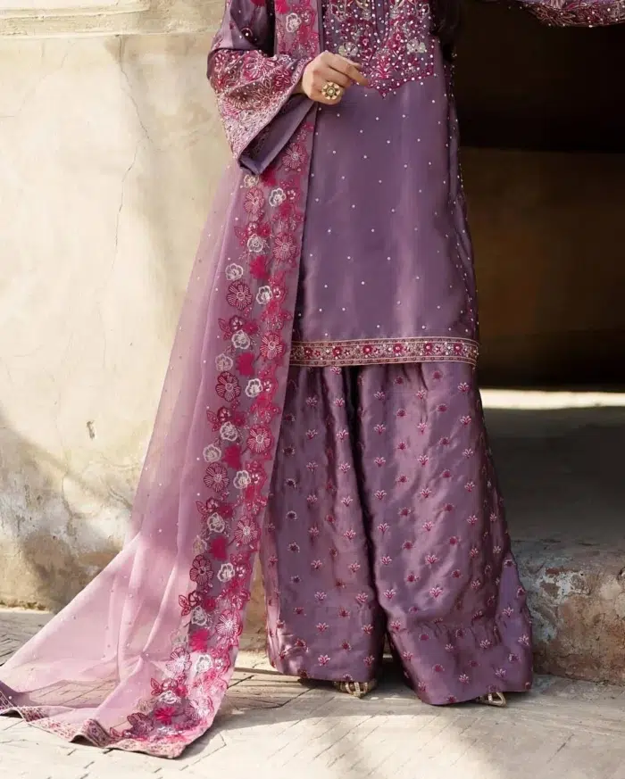 Lavender Sharara Suit - Punjabi Threads product image 2