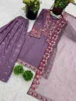 Lavender Sharara Suit - Punjabi Threads product image 4