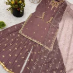 Mauve Sharara Suit - Punjabi Threads product image 1