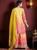 Ombre Bandhani Sharara Suit - Punjabi Threads product image 1