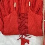 Red Sequin Anarkali Dress - Punjabi Threads product image 1