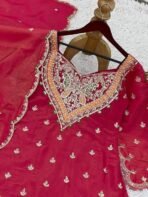 Red Sharara Suit - Punjabi Threads product image 3