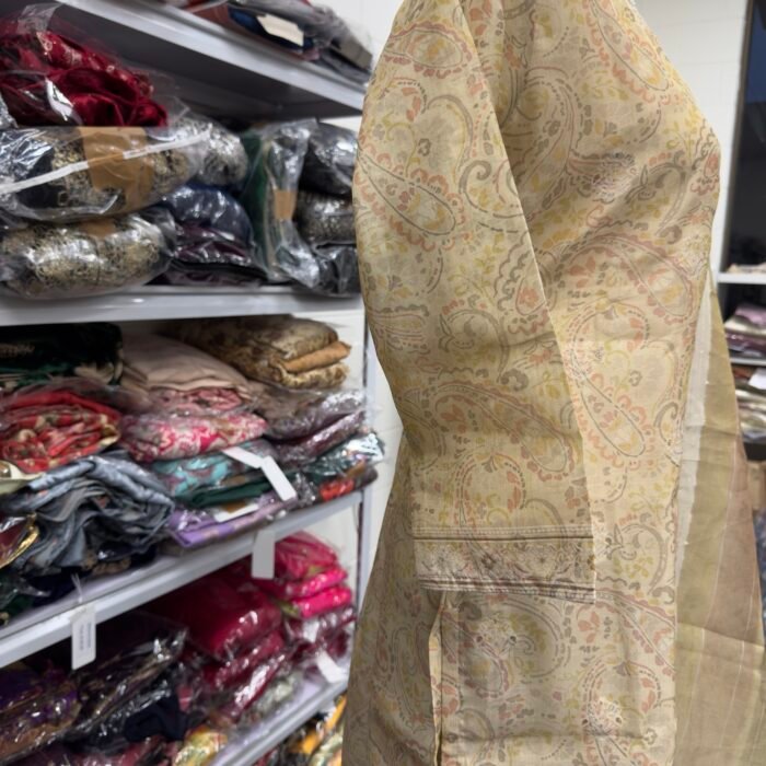 Elegant Beige Embroidered Punjabi Suit - Punjabi Threads product image 5