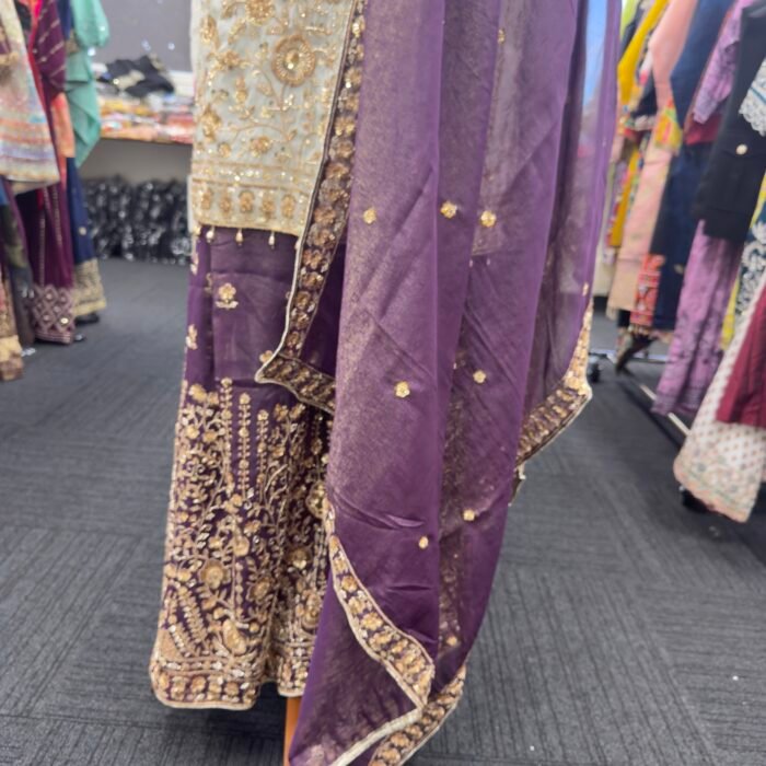 Amethyst Sharara Set - Punjabi Threads product image 3