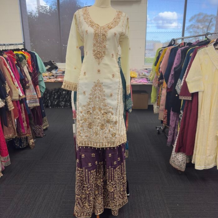Amethyst Sharara Set - Punjabi Threads product image 4