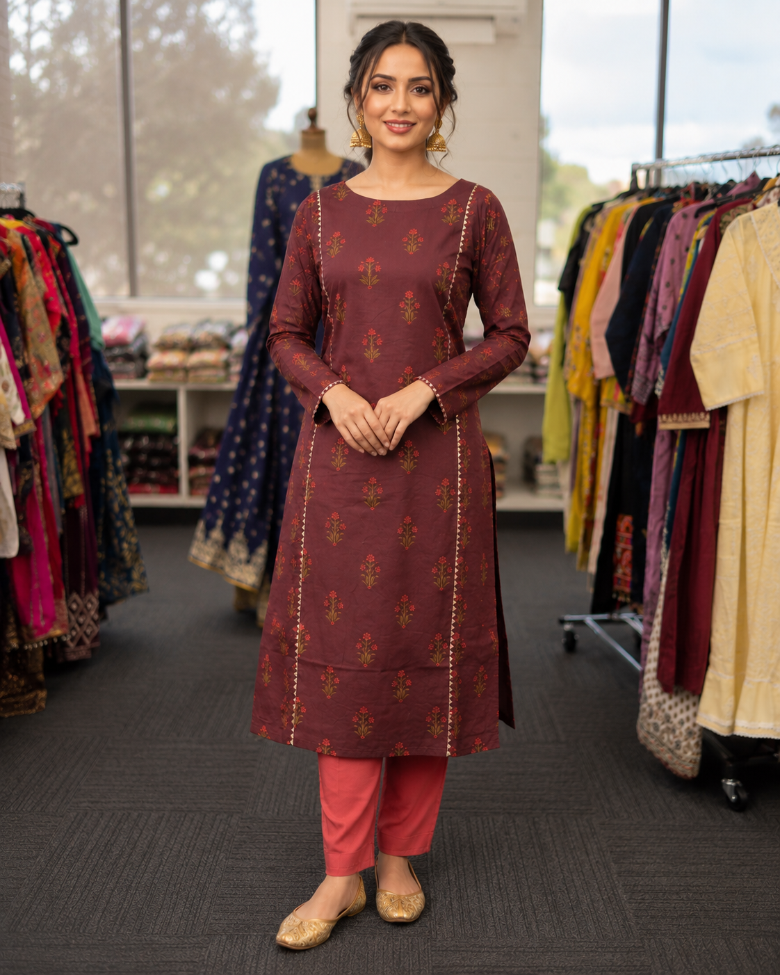 Gulmohar Grace image 1 Gulmohar Grace - Punjabi Threads product image 1