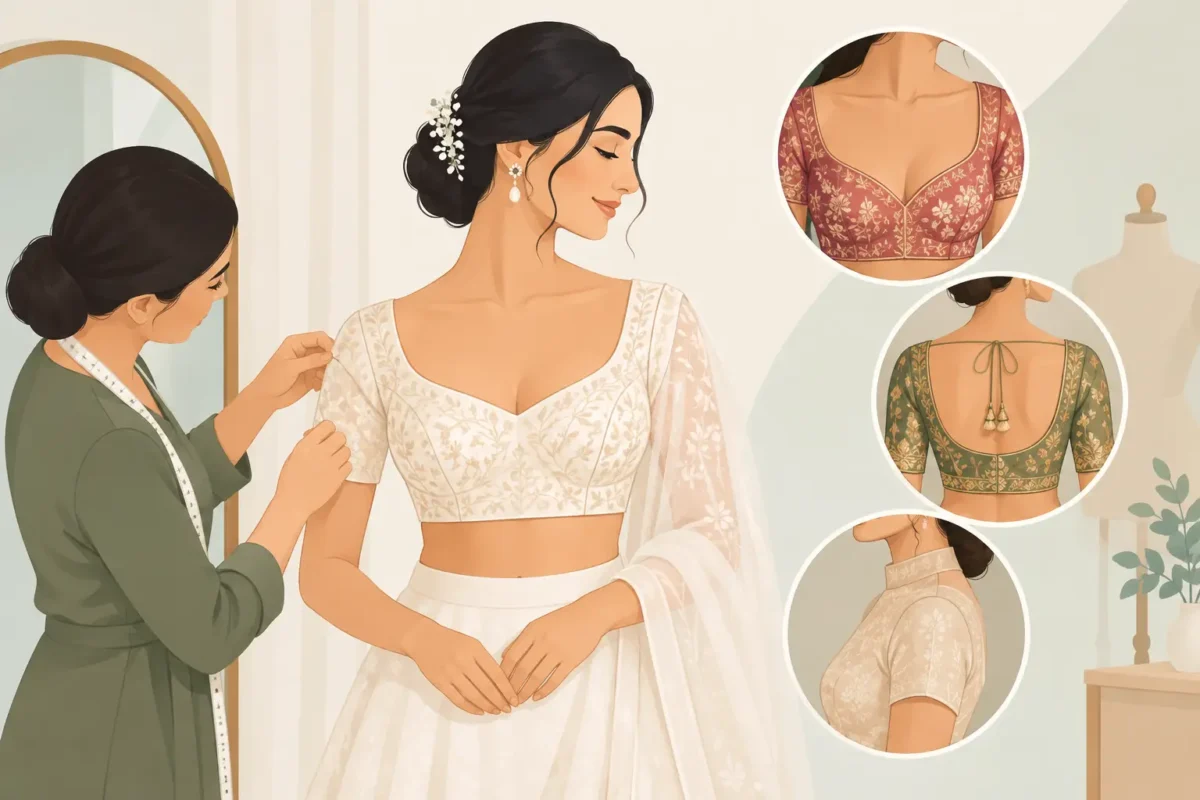 Bridal Blouse Fitting Examples That Feel Beautiful