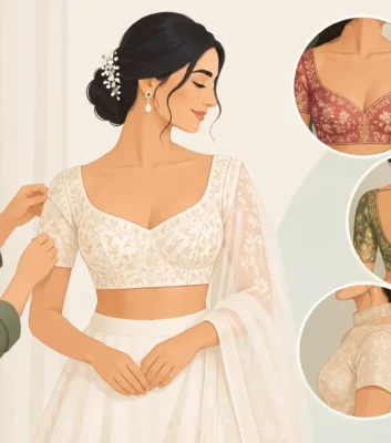Bridal Blouse Fitting Examples That Feel Beautiful
